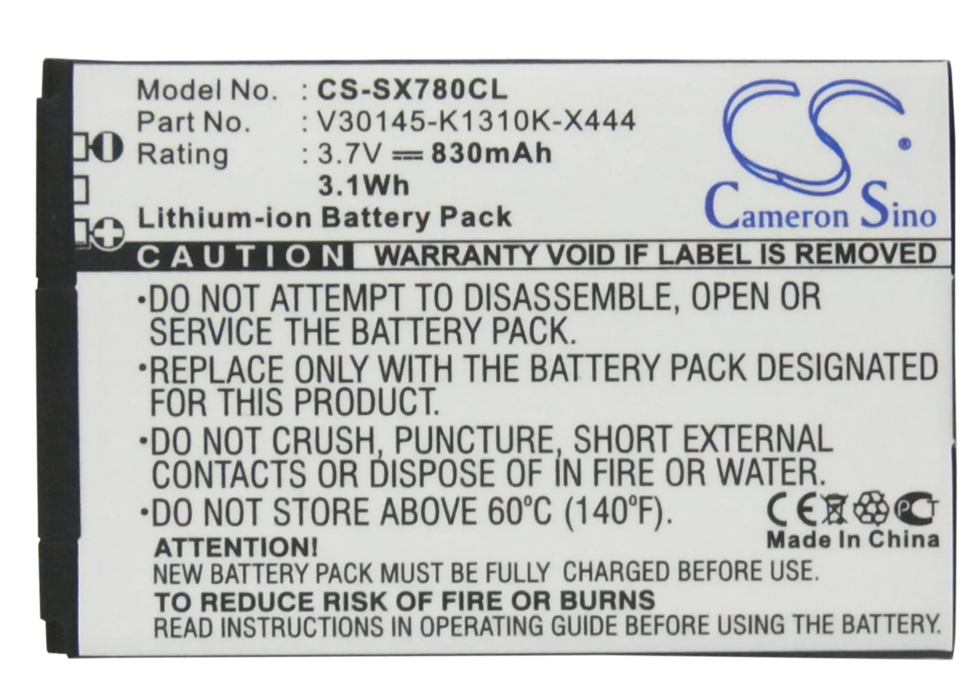 cameron sino cordless phone replacement li ion battery 830mah for alcatel 52 s2352 r141 l3025 free tools free global shipping