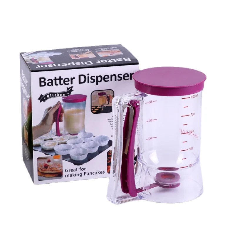 

New Cupcakes Pancakes Cookie Cake Muffins Baking Waffles Batter Dispenser Cream Speratator Measuring Cup Baking Tools for Cakes