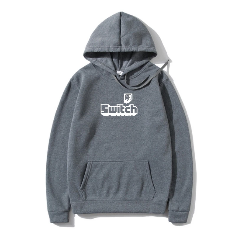 

Switch Funny Outerwear Twitch Parody Hoody Streamer Gamering Gif Hoodys Adul Mens NEW Cotton Hoody Breathable Outerwear