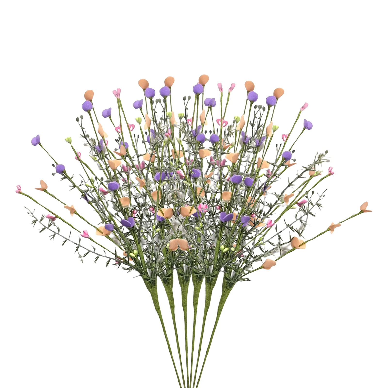 

Spring Fake Flower Branches Home Decor Party Wedding Room Decoration Garden DIY Fake Plant Silk Flowers Small Fresh Wild Flowers