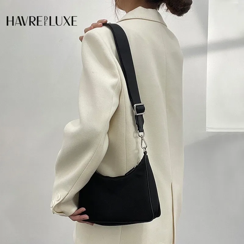 Hobo Black Five In One Bag Replacement Canvas Wide Shoulder Strap AdjustableMessenger Adjustable Bag Accessories Single Purchase