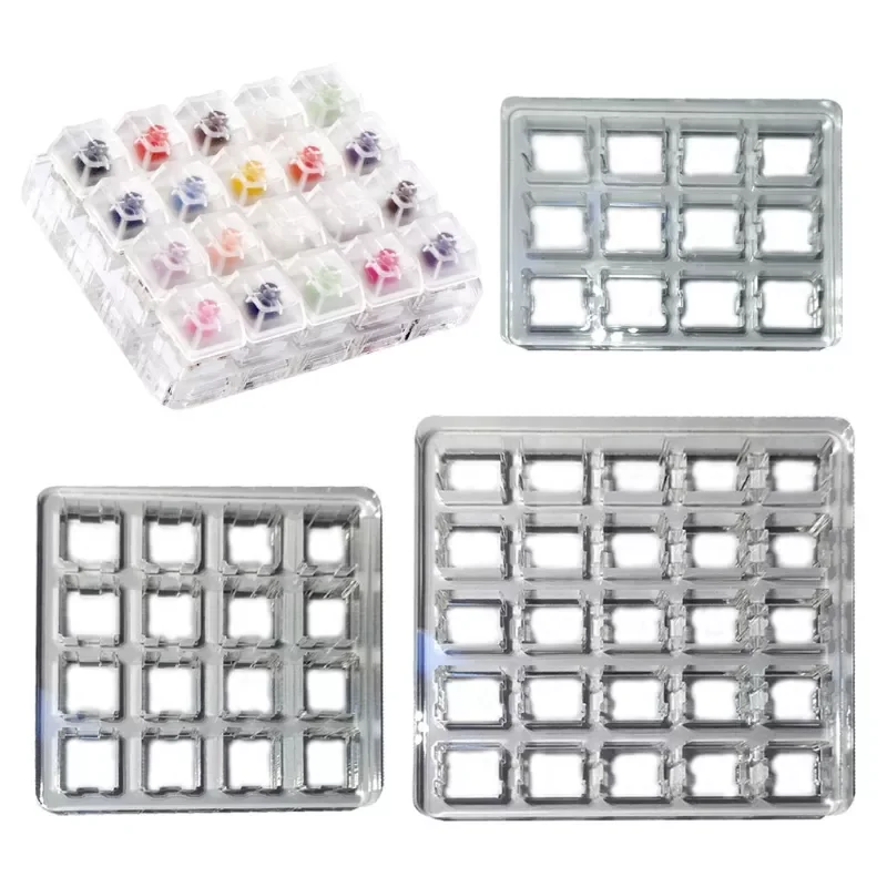 

Switch Tester Base Transparent Acrylic Plate For Cherry MX Switch Storage Display Board Tester Base