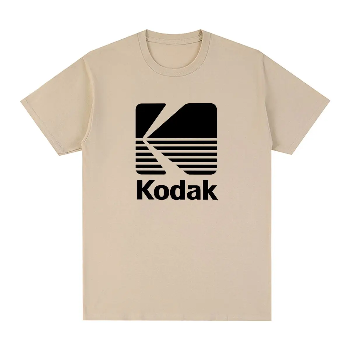 

Kodak Photography Logo Vintage T-shirt Korea Camera Film Retro Cotton Men T shirt New Tee Tshirt Womens Tops