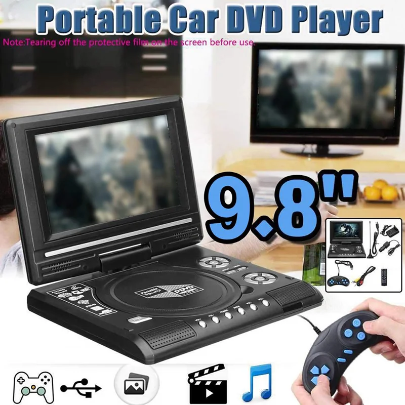Vcd Cd Game Tv Player Usb Radio Adapter Support Fm Radio Rec