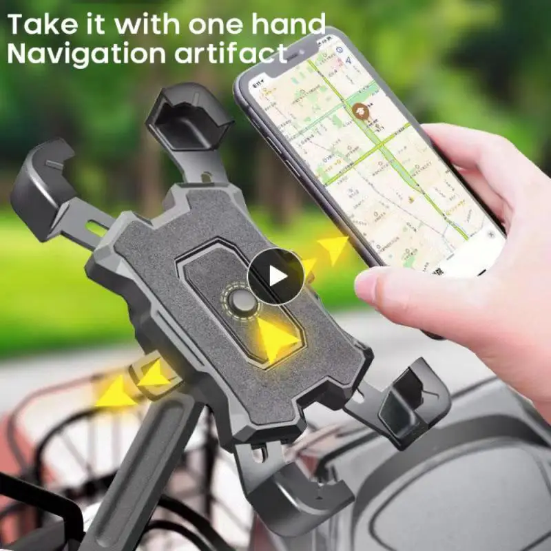 

Universal Bicycle Phone Holder Mobile Phone Stands Gravity Sensor Bicycle Smartphone Holder Adjustable Super Strong Phone Holder