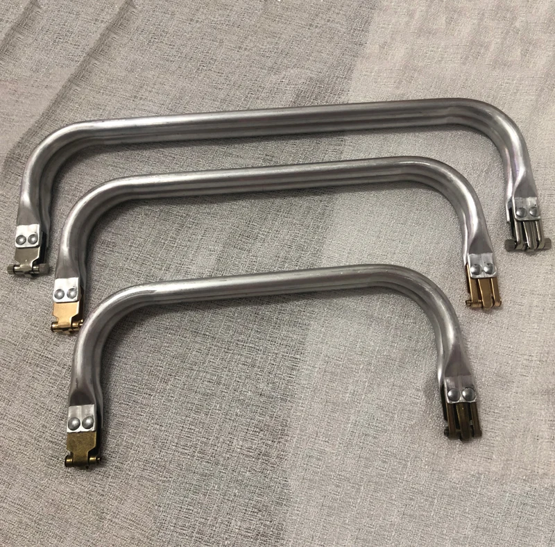 Wholesale 10 Pieces 20cm 25cm 30cm Doctor Wallet Frame Metal Aluminum Tube Frame Bag Handle Accessories Clutch Bag Parts