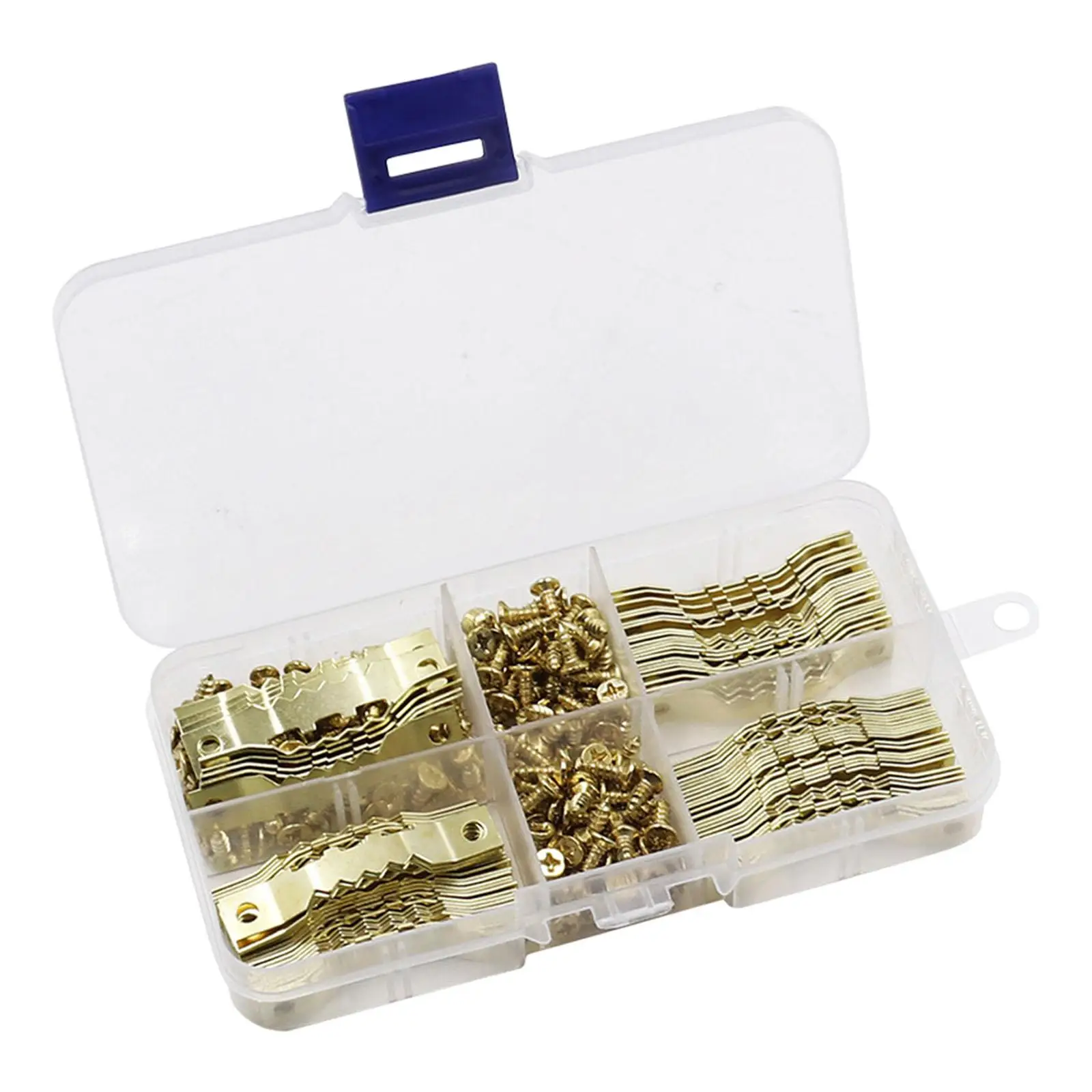 

100 пилообразный держатель для фоторамки с двойным отверстием, подвесные крючки для фоторамки 45 мм, сверхмощный