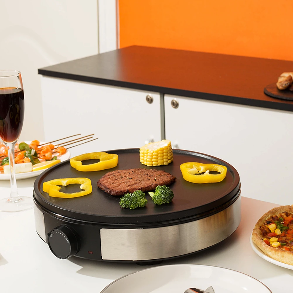 FAFEINI Brand Hot Selling Single Side Fried Rice Fried Fish Electric Cake Plate Crepe Teppanyaki Barbecue Electric Grill