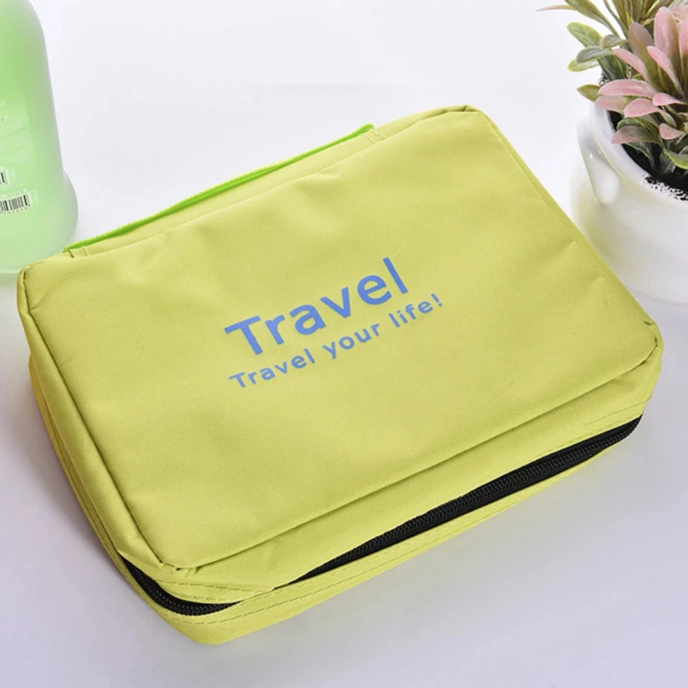 

Многослойная дорожная сумка для стирки с подвесным крючком, водостойкая прочная сумка для туалетных принадлежностей для деловых поездок и путешествий