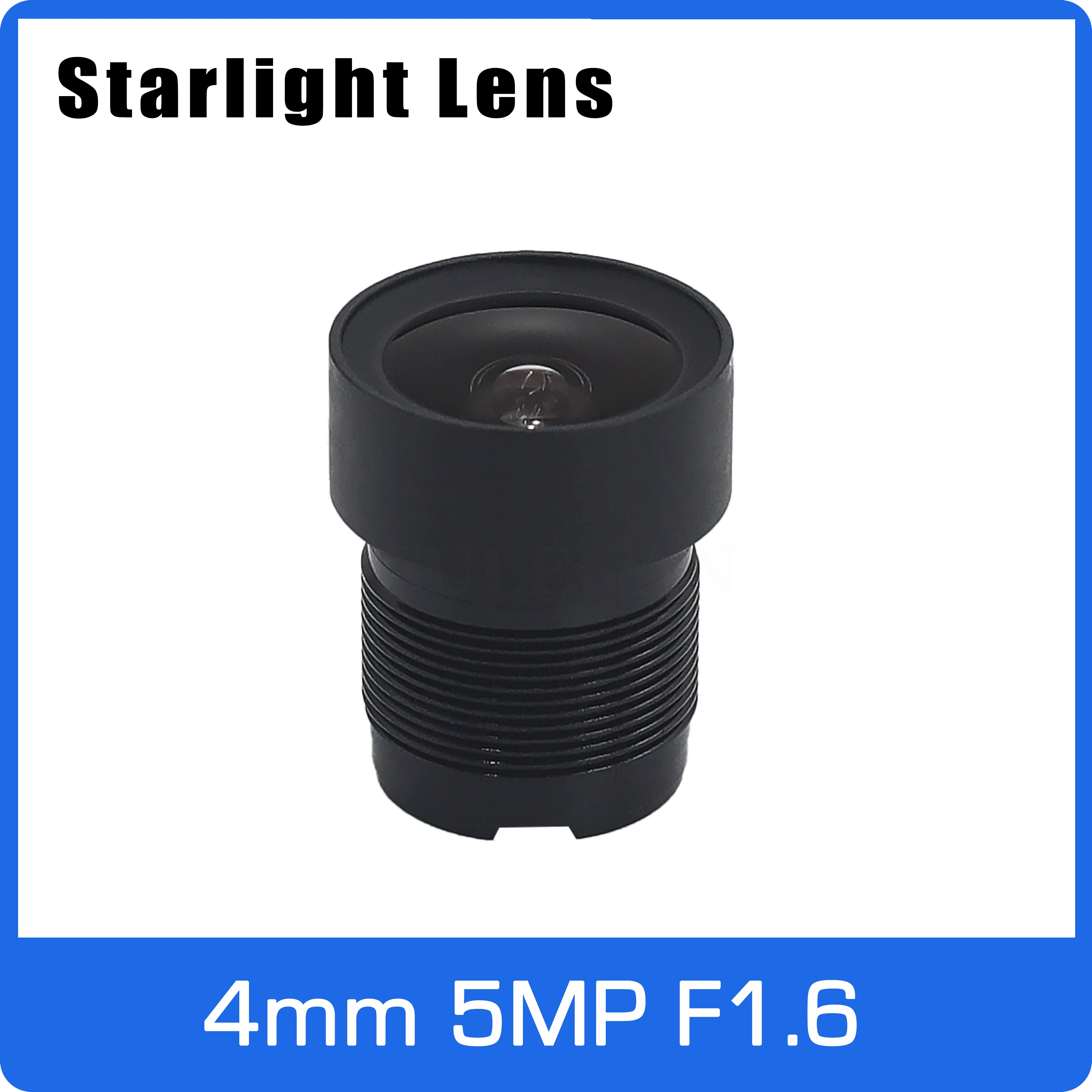 

Объектив Starlight 5 МП, 4 мм, фиксированная апертура F1.6 для SONY IMX290/291/307/327, низкая фотография, камера видеонаблюдения, IP-камера