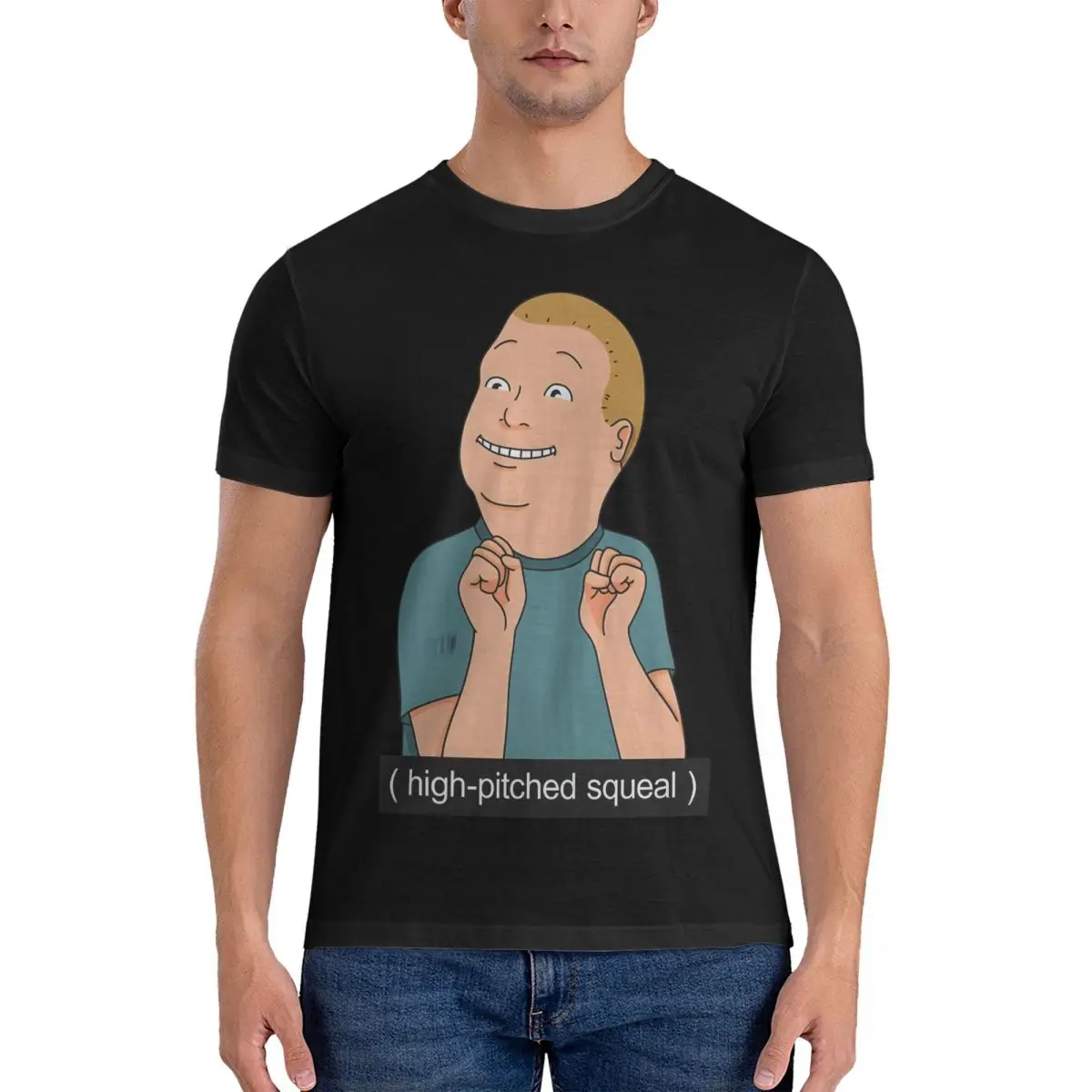 Мужские крутые футболки K-King of the Hill хлопковые топы Забавные с коротким рукавом и