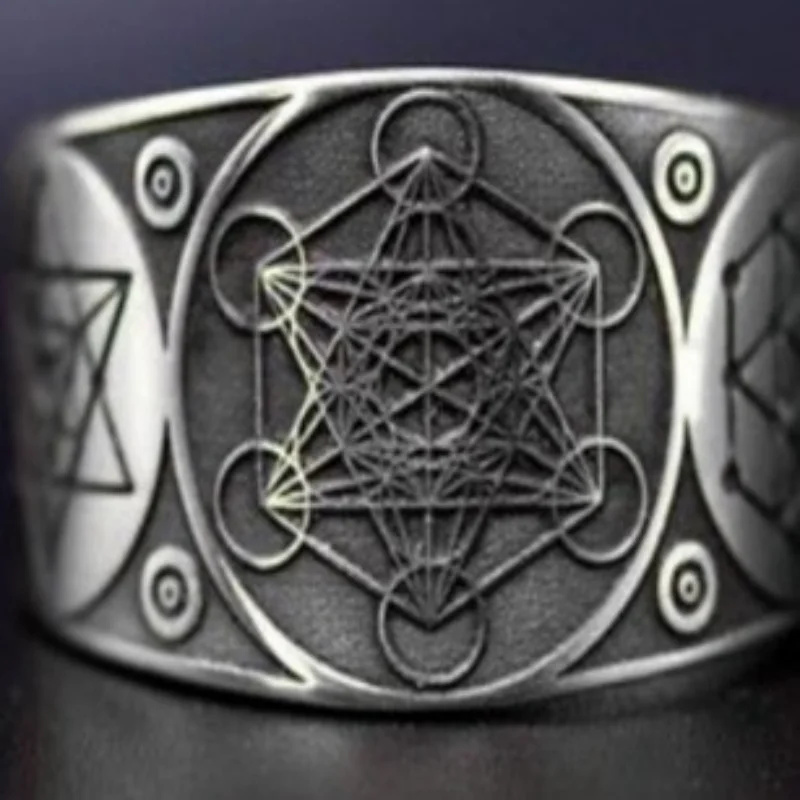 

Image opening ring alloy material gold silver European and American style men and women