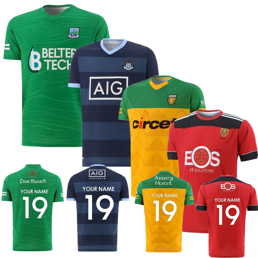 

Custom name and number 2023 GAA jersey Down Dublin Fermanagh Galway Kerry Tipperary Tyrone Wexford wicklow Ireland gaa shirt