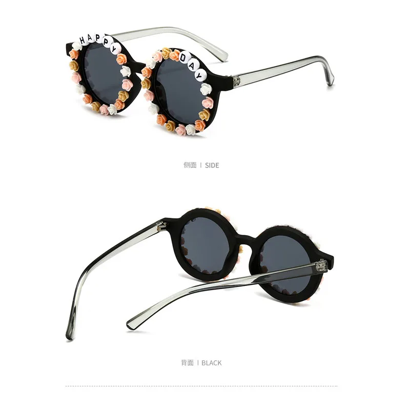 

girl boy sunglasses kids children shades Summer Outdoor party decorations Flower sunglasses for Wedding Picnic Garden Party Gift