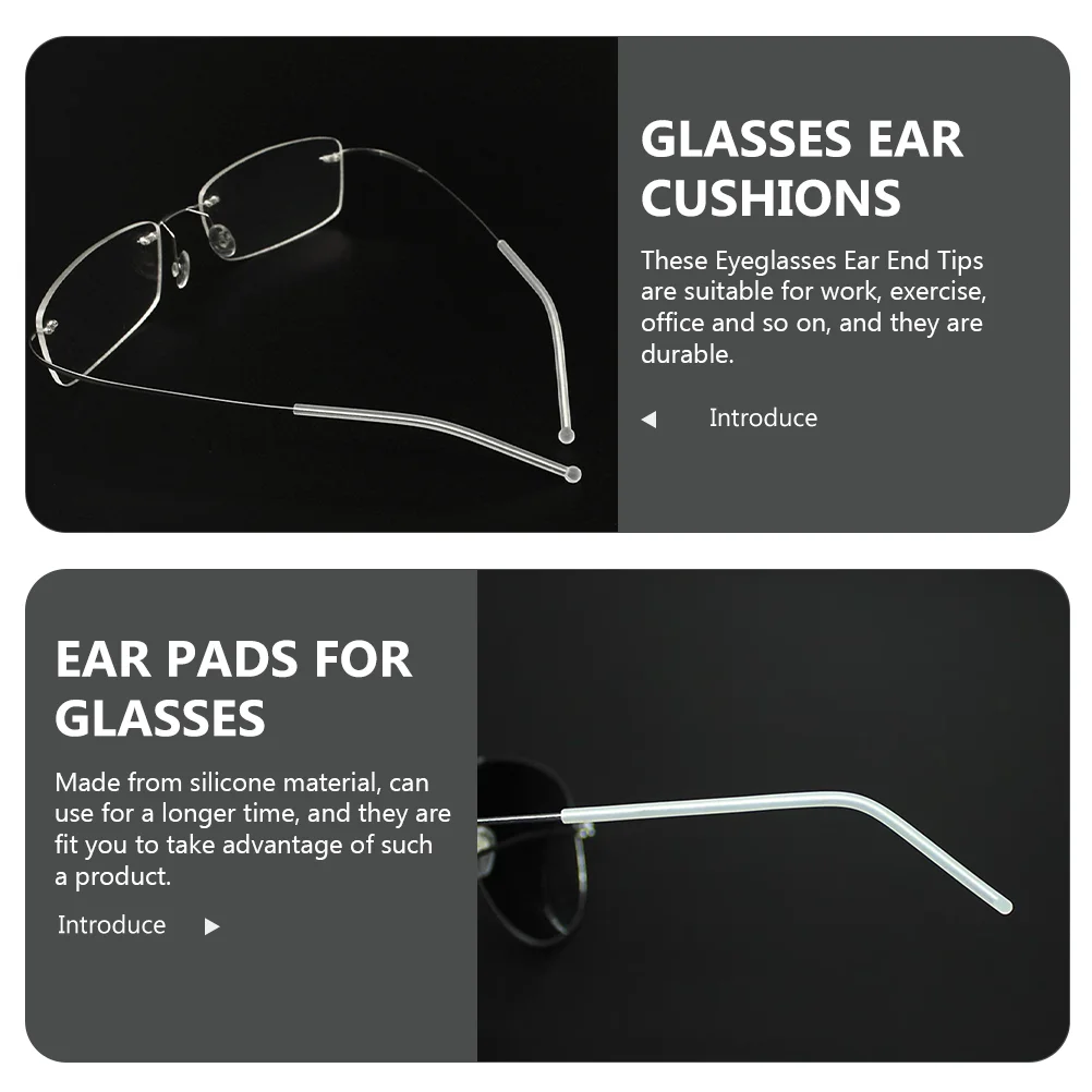 12 пар чехлов на ножки для очков очки амбушюры аксессуары удобный держатель