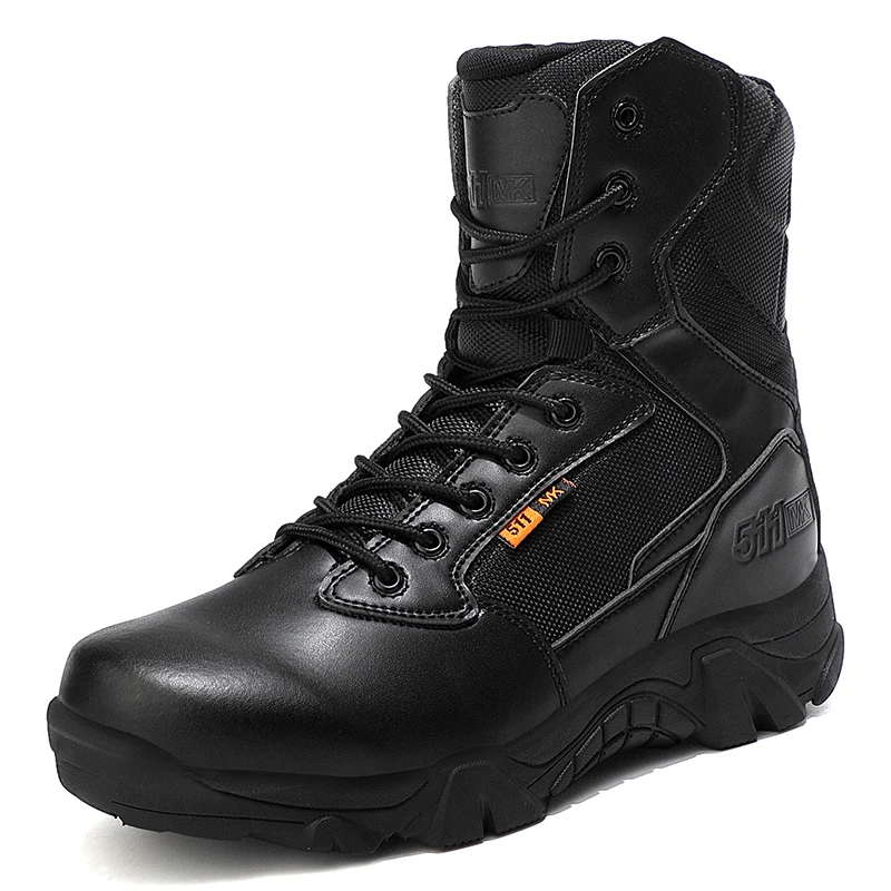 Men's Outdoor Boots Job Security Shoes Hiking Shoes Men's Tactical Boots Army Boots Men's Military Desert Waterproof Ankle