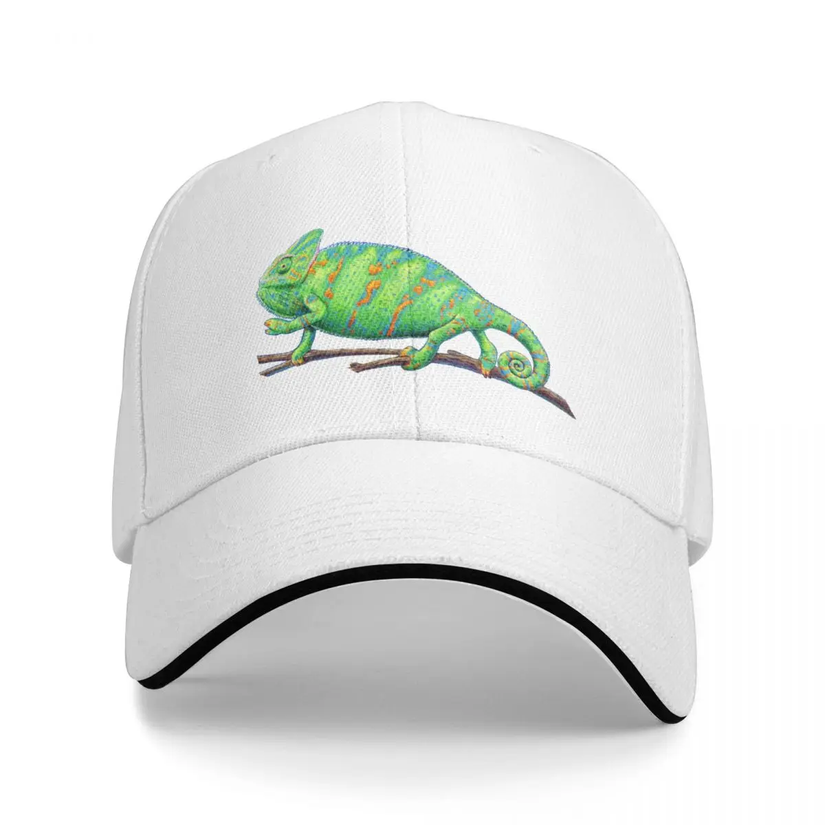 

Veiled Chameleon Cap Baseball Cap hat luxury brand ny cap hat for man Women's 1