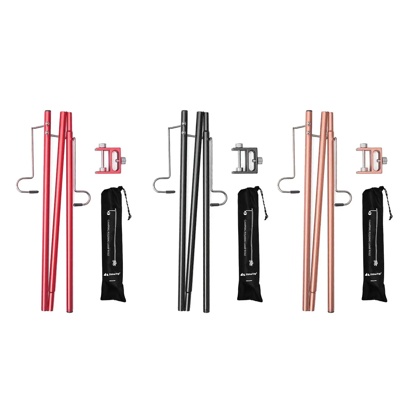 

Collapsible Lantern Stand for Camping, Lightweight Aluminum Alloy Outdoor Lantern Pole er