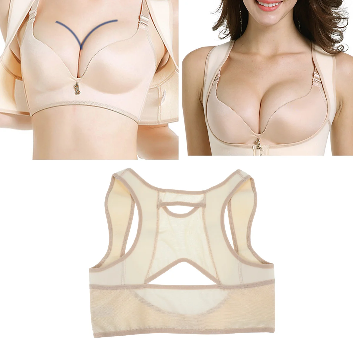 Женский коррекционный ремень для коррекции Hump поддерживающие ремни груди женщин