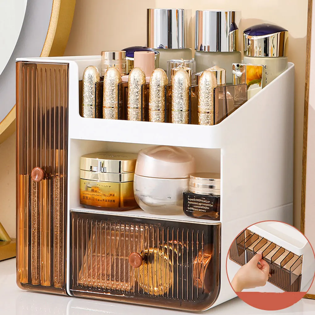 

Disassemble And Customize Organiser Box For Cosmetic Storage The Open Design Is Easy To Access Cosmetic Organisers