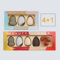 new makeup sponge powder puff 41 combination set to send shelf dry and wet dual use multi shape beautiful makeup tool cosmetic