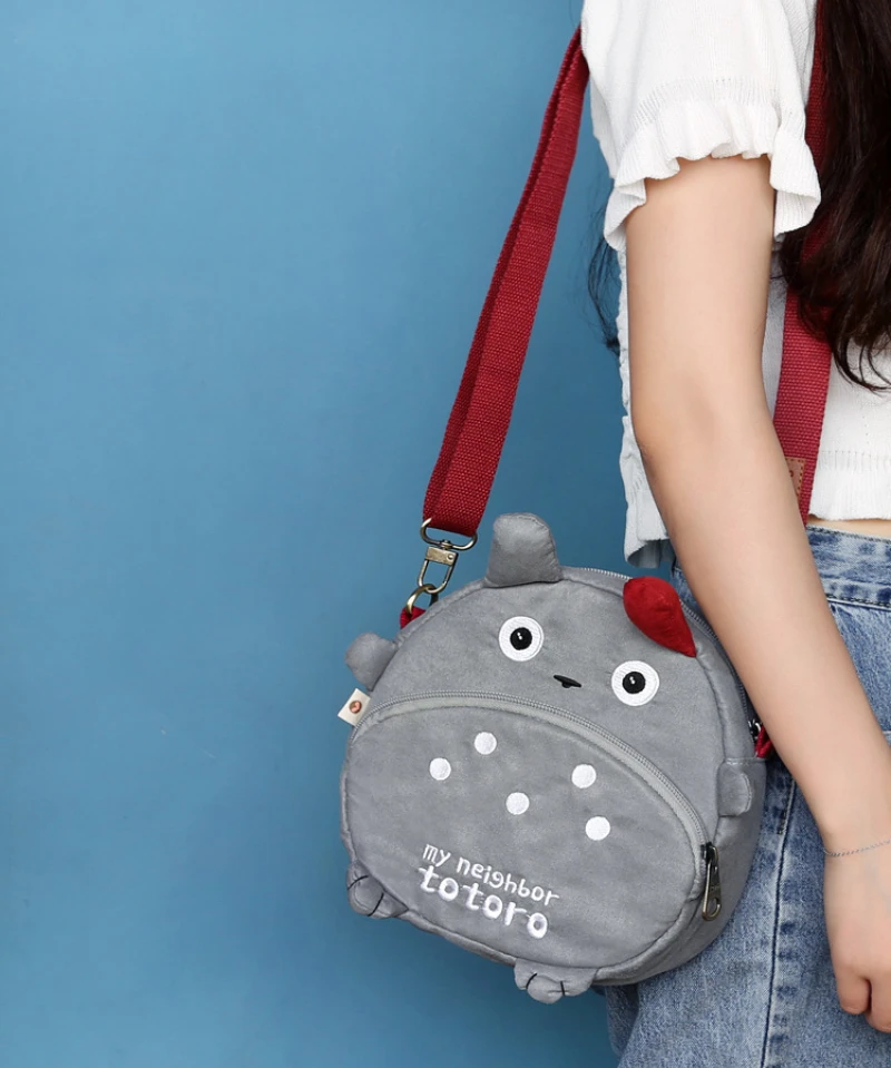 Children Small Bags Totoro 2022 New Mobile Phone Bag Girl Boy Cute Cartoon Student Messenger Bag
