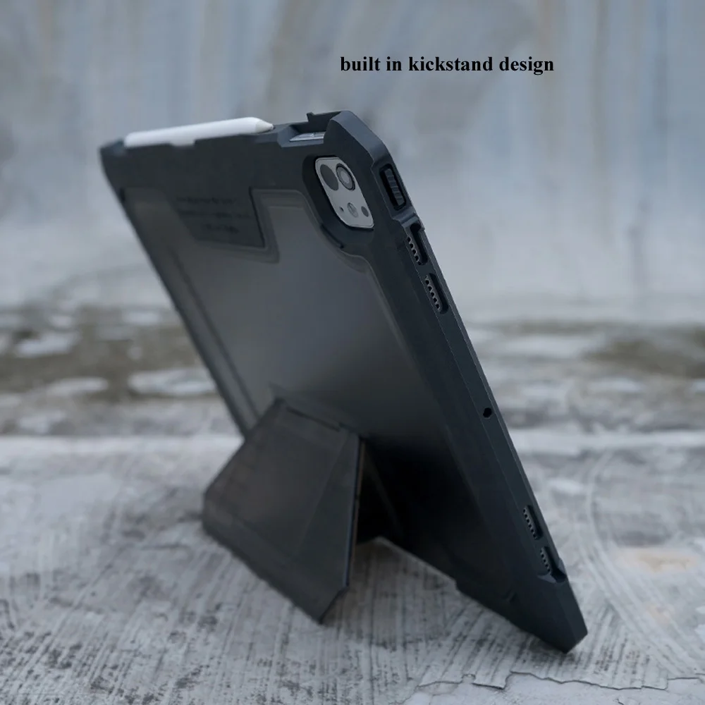 FATBEAR тактический военный класс Прочный противоударный чехол для iPad Pro 13 дюймов 2024