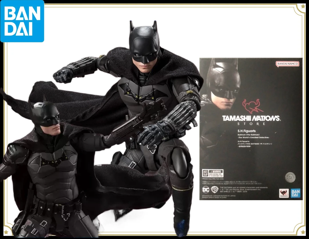 Фото В наличии: Коллекционная фигурка Bandai S.H.Figuarts The Batman 2022 Роберт Паттинсон, лимитированная серия TNT №1