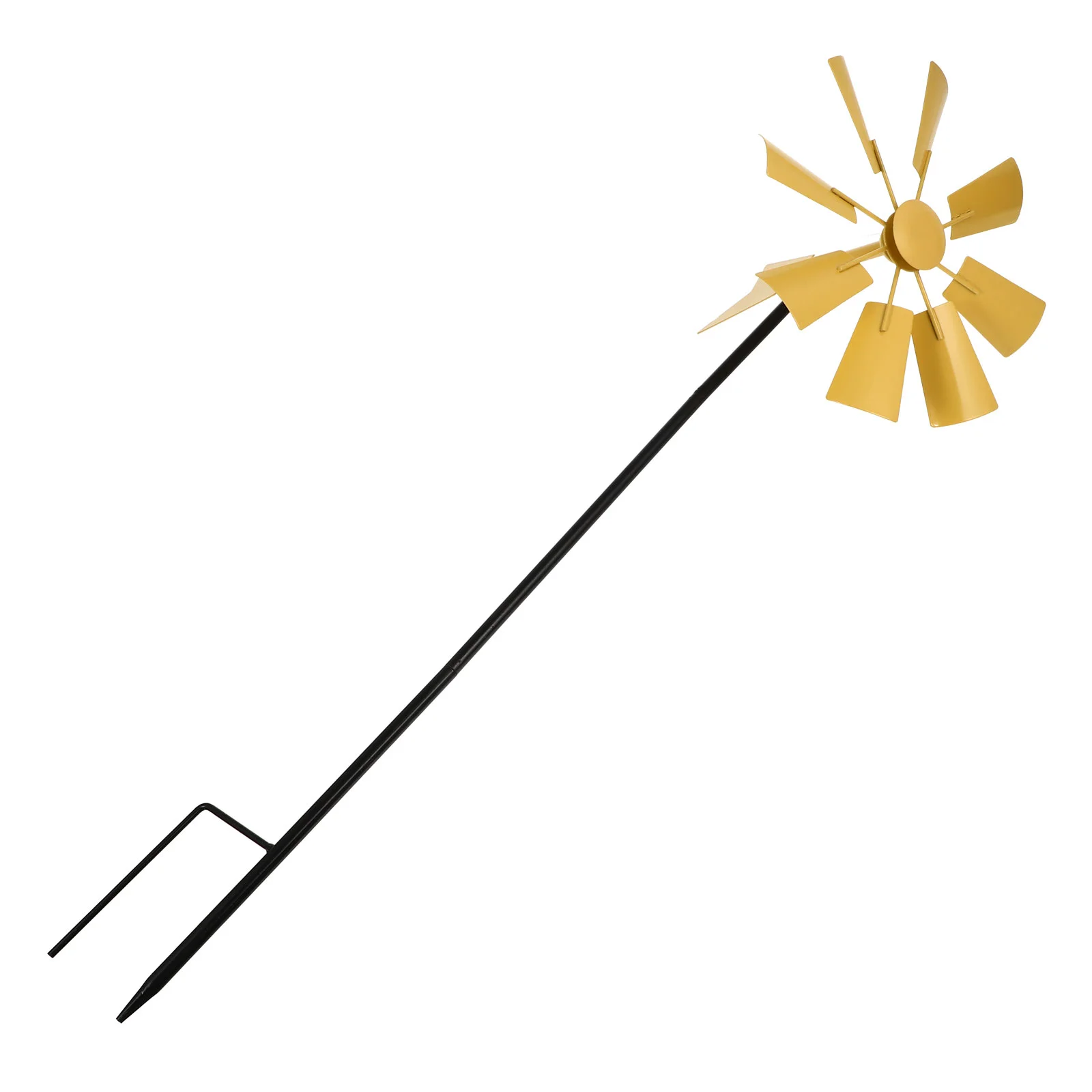 

Outdoor Rotating Windmill Decorative Pinwheel Park Metal Iron Colorful Child