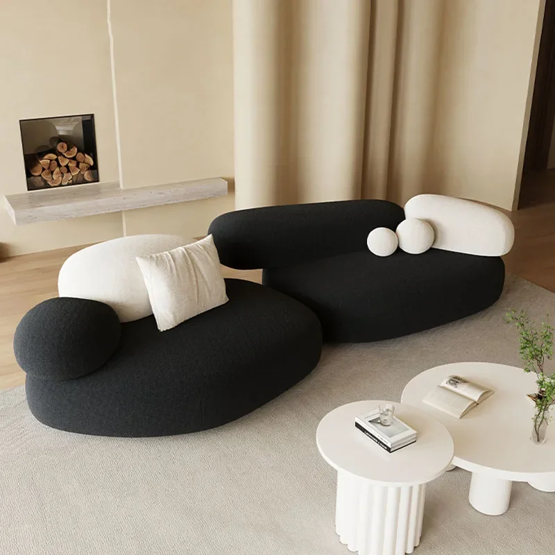 Секционные ленивые диваны для гостиной минималистичный Многофункциональный