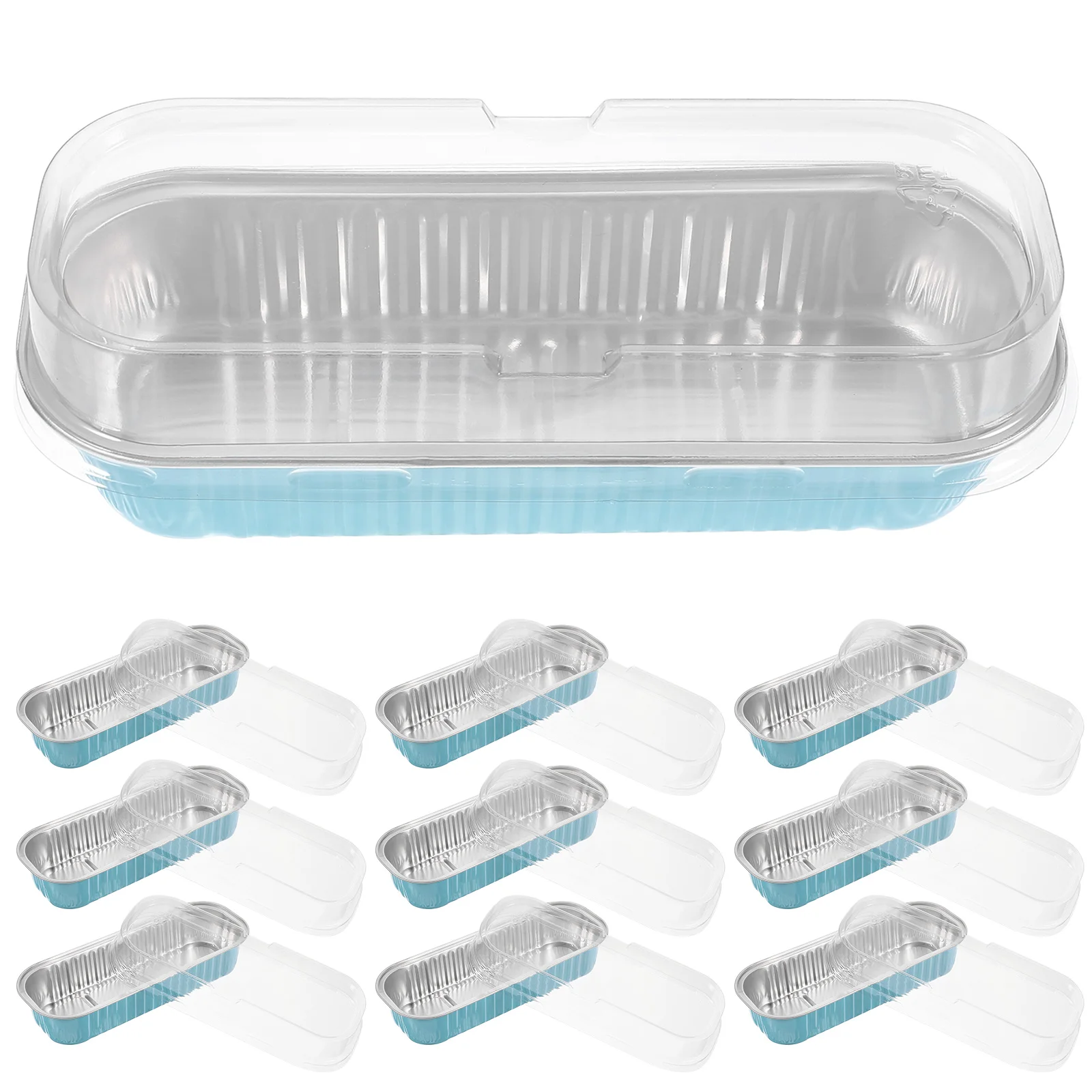 

Baking Mold Aluminum Cake Pans Mini Loaf Takeout Container Small Lids Foil Cover