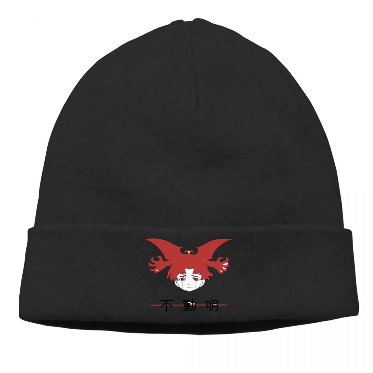 

Crybaby Devilman Fudou Akira Asuka Ryo Anime Skullies Beanies Caps Fashion Knit Winter Warm Bonnet Hats Ski Cap
