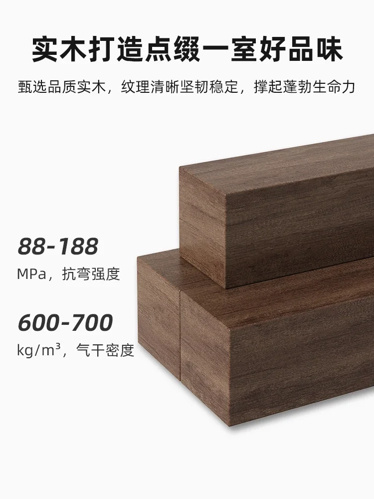 Цветочный горшок для гостиной от пола до потолка из массива дерева дисплей