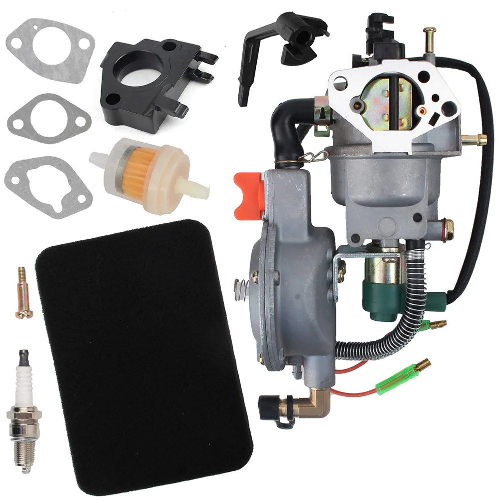 

Carburetor Kit Suit For Gx420 Motor 15HP Engine Dual Fuel LPG Conversion Kit Auto Carburetor Garden Power Tool Accessories