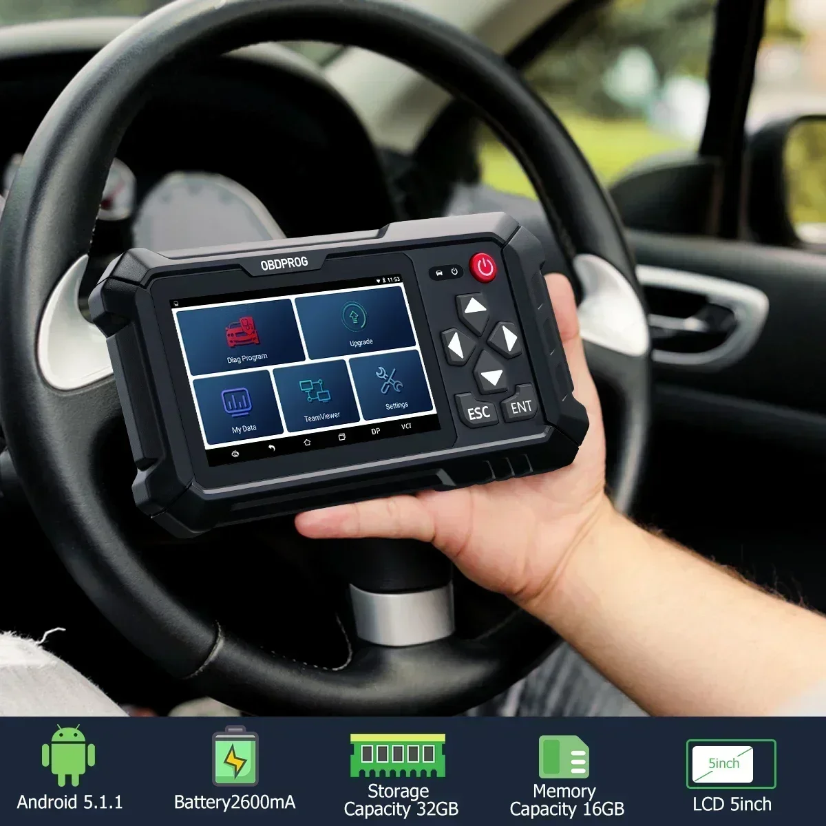 OBDPROG M500 Инструменты для калибровки автомобильных кластеров OBD2 Диагностический