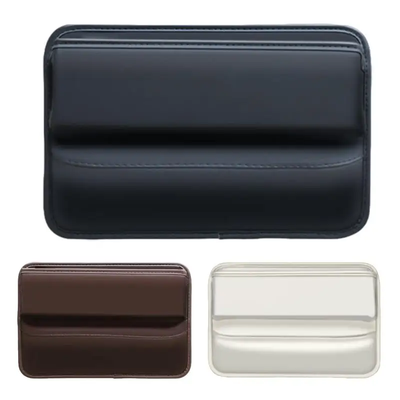 

Car Seat Crevice Filler automotive Seat Gap Filler Box Waterproof storage Organizer Front Seat Catcher Storage for Cards Phones