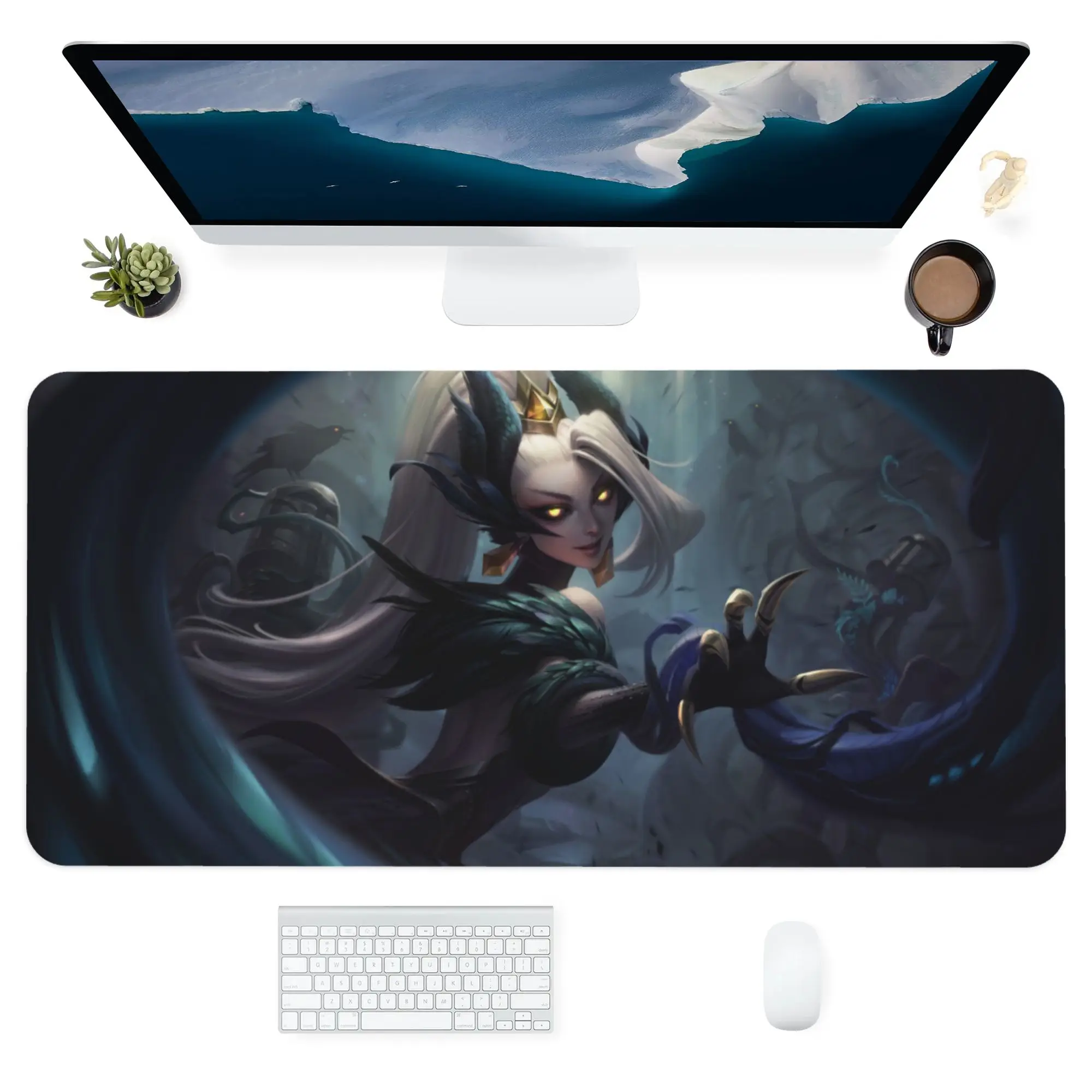 

Hot Sale Locking Edge Large Natural Rubber Mouse Pad Waterproof Game Desk Mousepad Keyboard Mat for Warcraft Dota LOL