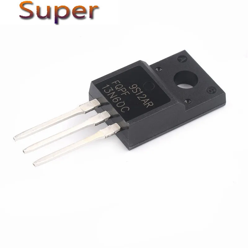 

5pcs/lot FQPF13N60C 13NM60N 13N60 K13A60D 13A600V TO-220F MOSFET