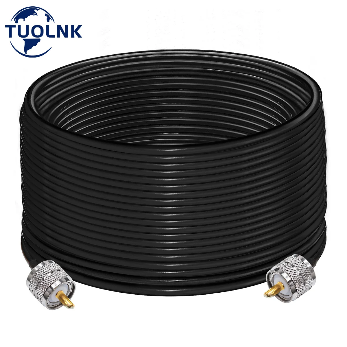 Cabo Coaxial do rf da Baixa Perda Cabo Pl259 Cabo Coaxial 30cm 1m 30m Cabo de Rádio So239 da Frequência Ultraelevada do Cabo Rg58 cb de Pl259