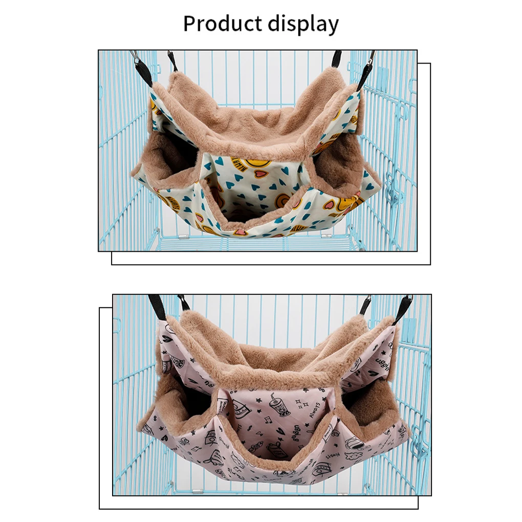 

Cute Patterns On Hammock Guinea Pig Cage Sturdy And Comfortable Easy To Install And Remove