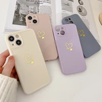 moskado heart pattern soft silicone phone case for iphone 13 12 11pro max x xr xs max 7 8 plus se 2020 candy color back cover