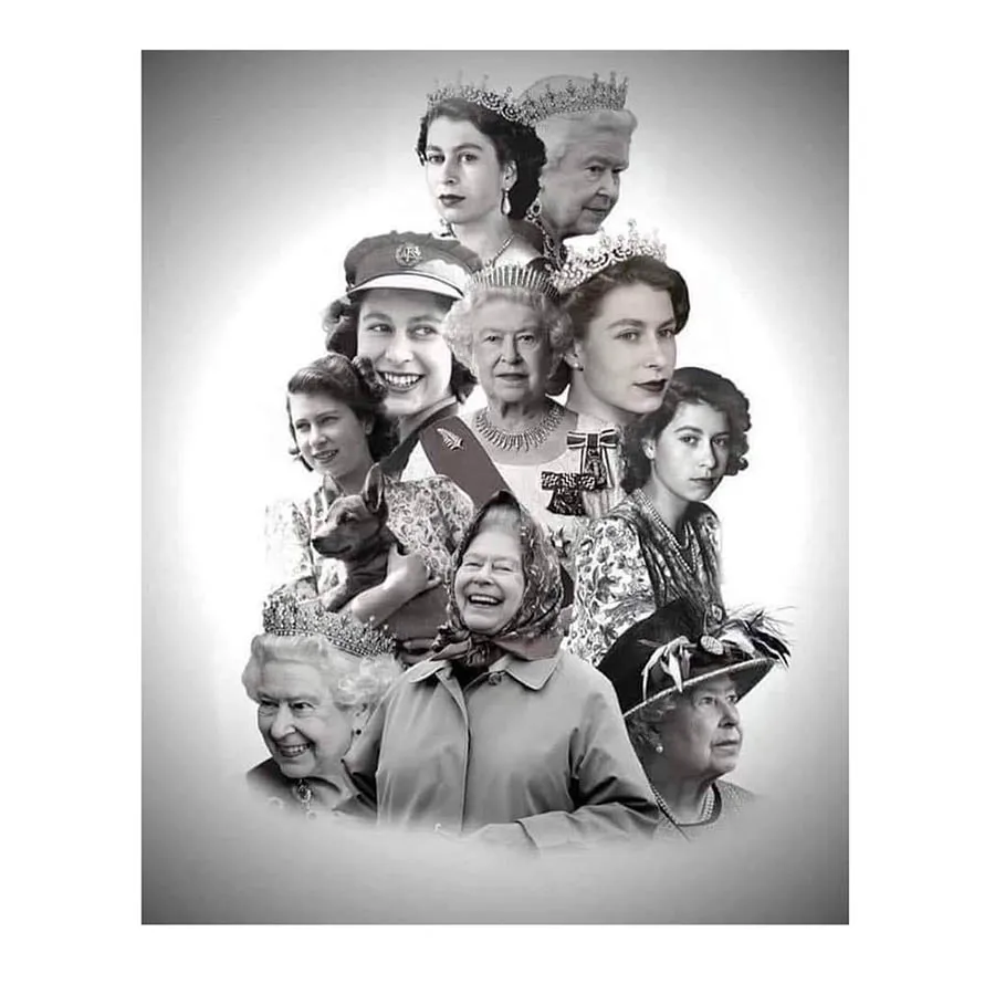 

Новая Алмазная картина «сделай сам», королева Елизавета II из Англии, полная вышивка, семейный Декор