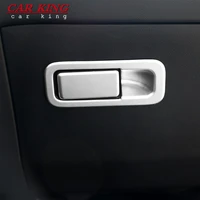 for kia sportage 2017 2018 interior glove box cover door handle catch trim center console overlay bezel abs matte car styling