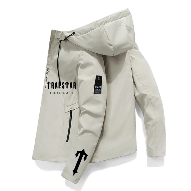 

Trapstar 2022 Latest Super Car Men's Spring And Autumn Zipper Casual Hooded Bomber Jacket Fashion Windbreaker