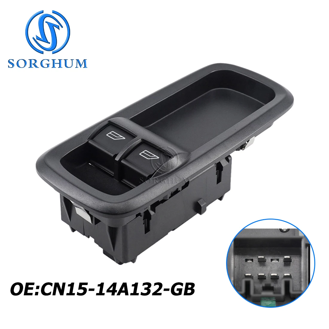 

SORGHUM Master Power Window Switch For Ford Ecosport Switch Button Control CN15-14A132-GB CN1514A132GB 6Pins Car Accessories