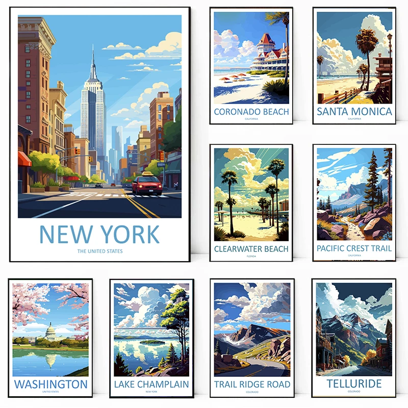 Коронадо Квебек Монреаль озеро шамплей Новый Орлеан США Путешествия Искусство