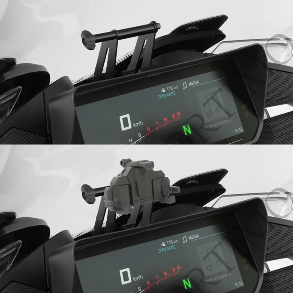 Мотоциклетный навигационный кронштейн GPS-крепление держатель для смартфона