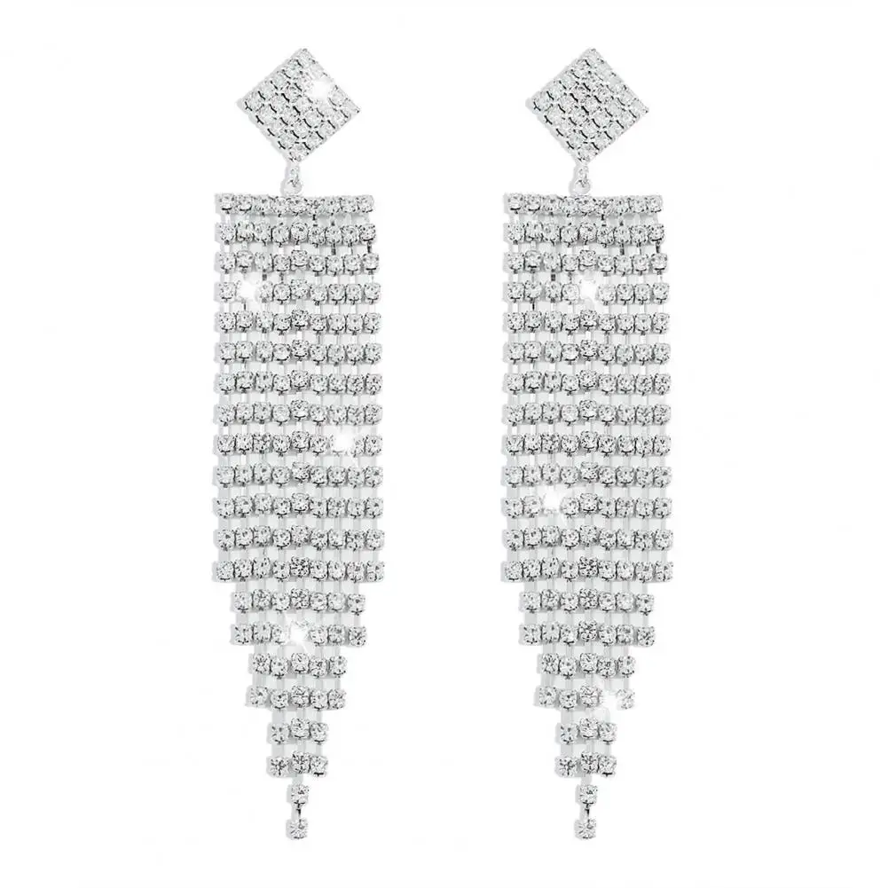 

1 Pair Women Earrings Attractive Alloy Everyday Wear Long Lasting Women Dangle Earrings Drop Earrings for Banquet