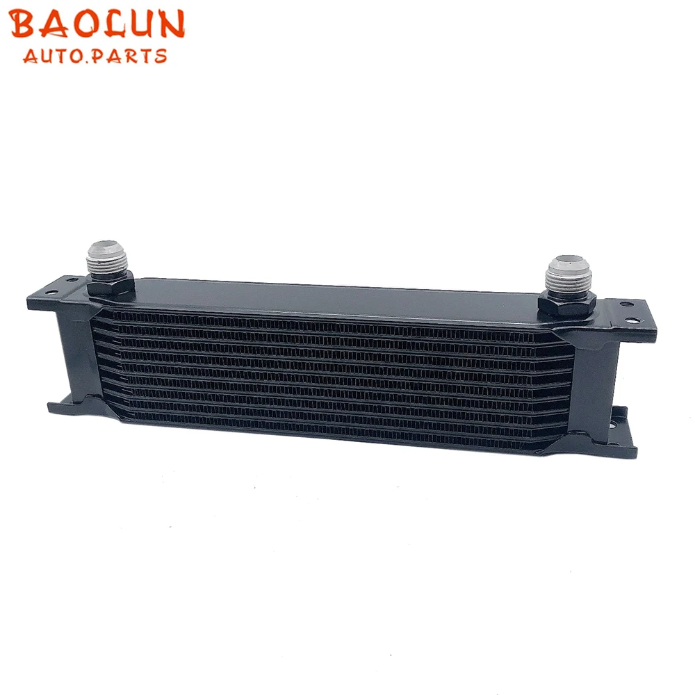 

BAOLUN Aluminum Oil Cooler 10 Rows Engine Transmission AN10 Oil Cooler 10AN