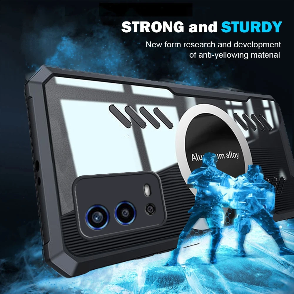 Чехол для OPPO A55 4G 5G A57 A39 A58 Быстрое рассеивание тепла тонкий игровой чехол